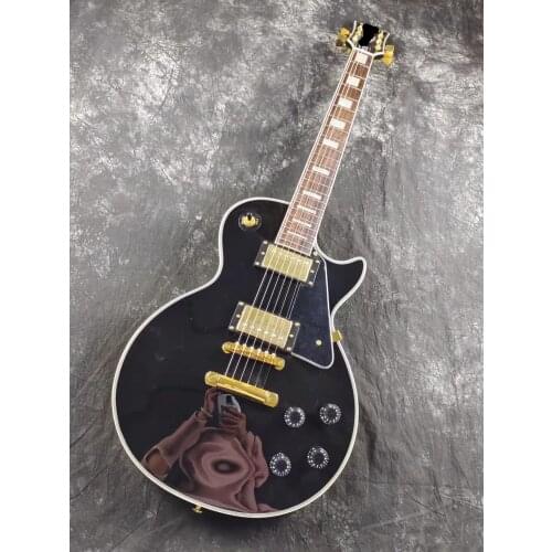 High quality electric guitar, mahogany body, rosewood fingerboard, in stock, lightning delivery, free shipping