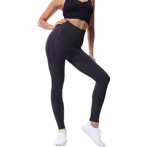 Women Gym Yoga Seamless Pants Sports Clothes Stretchy High Waist Athletic Exercise Fitness Leggings Activewear Pants