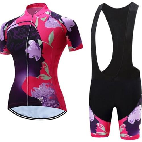2017 Women Cycling Jerseys Pro Team Cycling Clothing Bib Shorts Breathable Quick Dry Bicycle Wear Maillot Ciclismo Bike Clothes