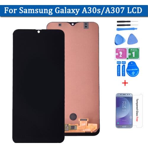 Screen For Samsung GALAXY A30S A307 LCD Display with Touch screen Digitizer Assembly A307F A307FN A307G A307GN LCD