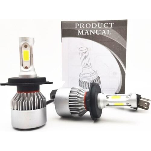 1 Pair 160W 6000K Car H4 LED HB2 Hi/Lo Beam Driving Fog Light Headlight Waterproof