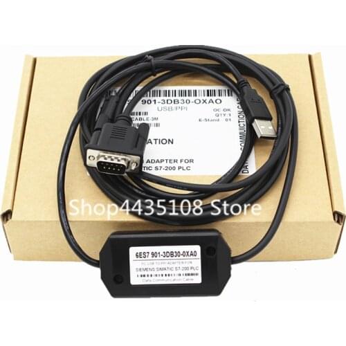 1pcs PC USB TO PPI adapter / USB-PPI+ programming cable for simatic S7-200 PLC and TP170 touch panel 6ES7901-3DB30-0XA0