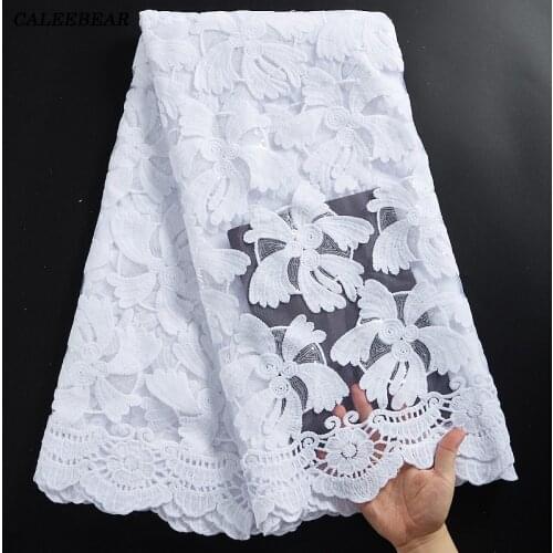 2021 High Quality Milk Silk Wedding Lace White African Lace Fabric With Sequin Embroidery African French Tulle Lace Fabric S2298