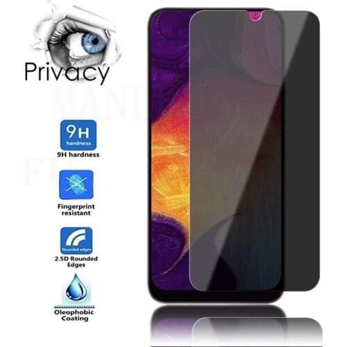 3D Anti Spy Full Cover Tempered Glass For Samsung M30s A40 A70 M30 Screen Protector For Samsung Galaxy A505F A505GN Privacy Film