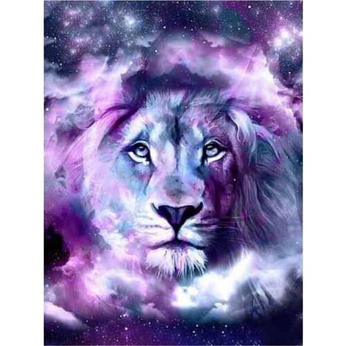 Diamond Painting Lion Rhinestones Art Diamond Embroidery Cross Stitch Animals Handwork Hobby Gift Home Decor A