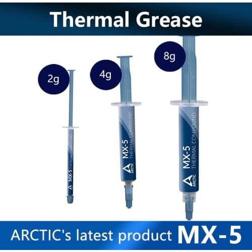Arctic MX-5 thermal conductive silicone grease graphics card cooling paste desktop cpu notebook silicone grease 2/4/8/20g