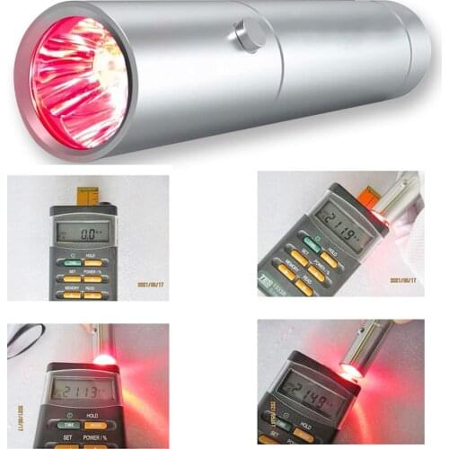 Red Light Torch by Theralamp - Handheld Medical Grade Infrared LED Light - Targeted Joint and Muscle Pain Relief 630nm 660nm 850