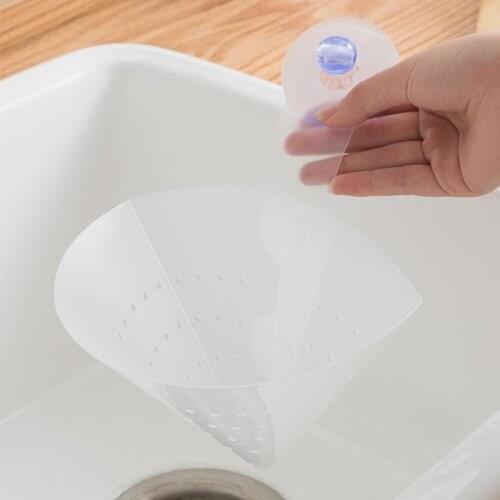 Foldable Sink Strainer Self-standing Kitchen Anti-blocking Funnel Leftover Soup Sorting Garbage Food Sink Kitchen Gadget Sets