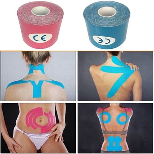 5CM Taping Athletic Muscle Tape Sport Taping Strapping High Quality Football Knee Muscle Multi-color Cotton
