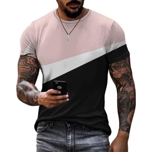 2021 new personality stitching T-shirts 3D printed graphic t-shirt Summer novelty T shirt New goth costume Oversized t-shirt men