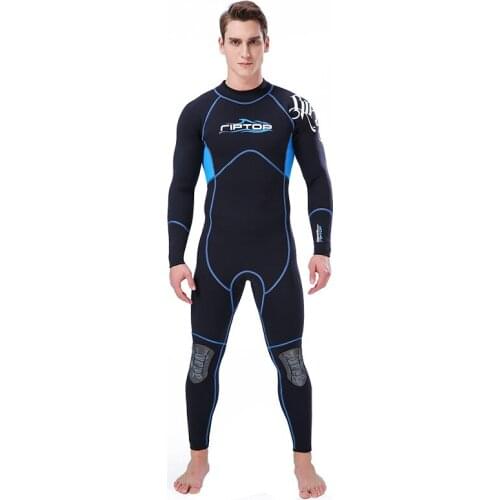 Premium 3MM Neoprene Scuba Spearfishing Wetsuit Men Snokeling Diving Long Sleeves Swimming Bathing Beach Hunting Rash Guard