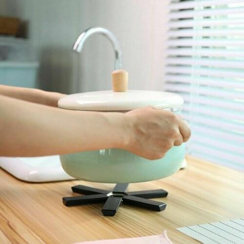 New Folding Anti-hot Insulation Pad Non-slip Heat Resistant Mat Placemat Pot Holder Placemat