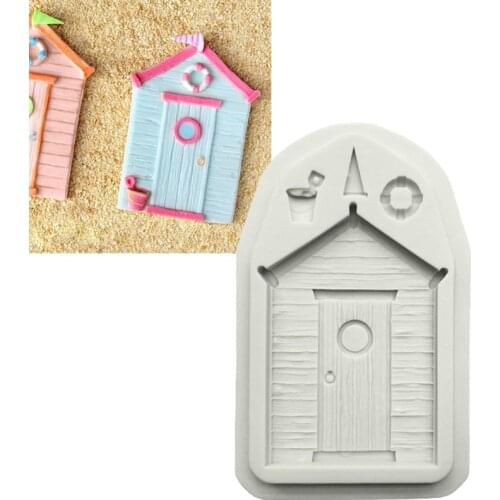 Wholesale 10 pcs Door Shape Cake Fondant Decorating Tools, Silicone Mold For Cake Craft, Silicone Soap Molds