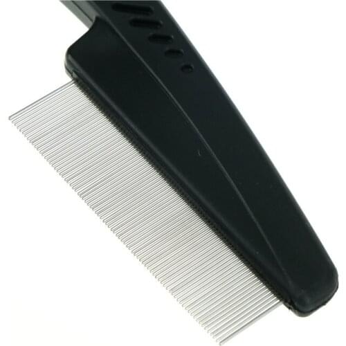 Pet Dog Comb Remove Fleas Lice Stainless Steel Comb Dog Cat Hair Grooming Tool