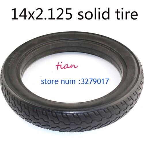 Best 14 * 2.125 tyre tube 14x2.125 Electric Bicycle Inflation tyre fits Many Gas Electric Scooters E-bike 14 inch wheel tire