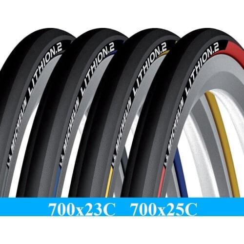 Original Michelin LITHION Road Bike Tires 700*23C 700*25C Ultralight 260g Blue Red Black Yellow 700C Tyre Cycling Bicycle Tire