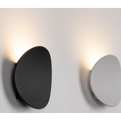 Modern Indoor LED Wall Lamp 7W AC90-260V Simple Bedroom Wall Lights Aluminum Wall Sconce for Living-room Home Lighting Luminaire