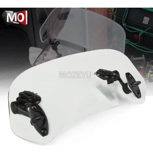 Motorcycle Windshield Extension Spoiler Windscreen Air Deflector For MOTO GUZZI AUDACE C 1100 BREVA 750 850 1200 ELDORADO GRISO