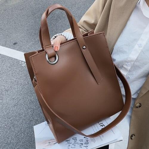 High-quality Ladies Large-capacity Bags 2021 New Trendy Casual Womens Bags Retro Shoulder Bags Atmospheric Commuter Handbags