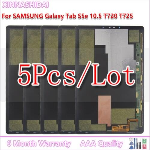 5pcs For Samsung Galaxy Tab S5e T720 T725 Lcd Screen Display +Touch Panel Glass Digitizer Sensor Repair lcds