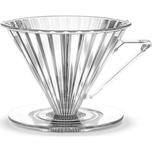 1-2 Cups Coffee Filter Cup Coffee Maker Pour over Conical V60 Filter Cup Brewing Coffee Tools