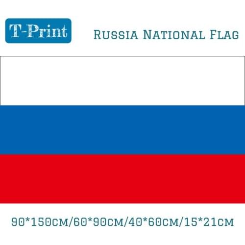 15PCS Flag National Flag Russian Polyester Flag * Russia 90*150cm 60*90cm 40*60cm 15*21cm Cup Outlast Decoration Printed Flying