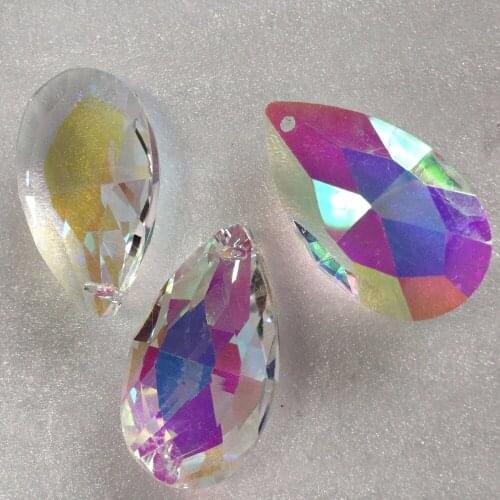 20pcs/lot 38mm AB crystal trimming parts crystal glass chandelier prism pendant