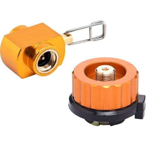 Camping Stove Propane Refill Adapter Gas Burner Gas Filling Butane Cylinder Tank LPG For Camping Hiking Equipment