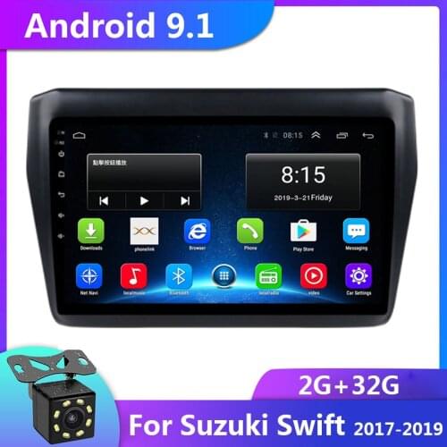 9 inch 2 din Android 9.1 For Suzuki Swift 2017 2018 2019 Car Radio Multimedia Video Player Navigation GPS No 2din dvd Autoradio