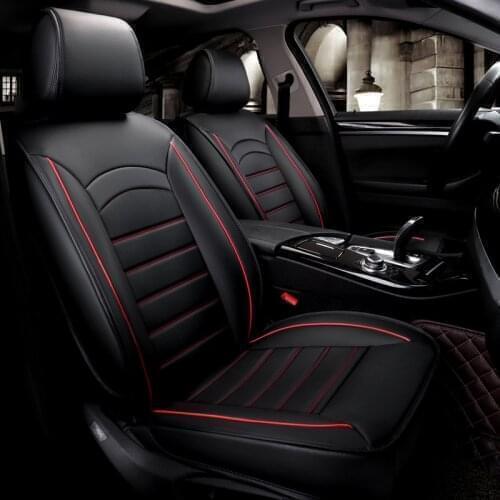Leather Car Seat Covers For solaris hyundai tucson 2019 kona getz ix35 creta ix25 i40 accent ioniq veloster santa fe accessories