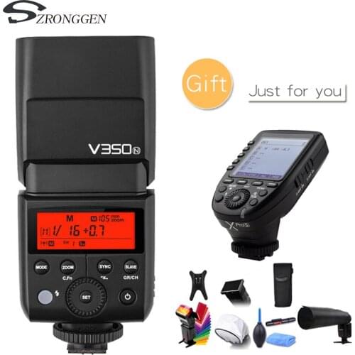 Godox V350C TTL HSS 1/8000s GN36 0.1~1.7s recycle Camera Speedlite Flash Built-in Lithium Battery with Xpro-C Trigger for Canon