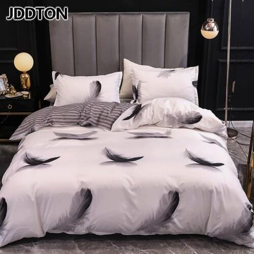 JDDTON 3pcs Bedding Set Classic New Arrival Duvet Cover And Pillowcase Concise Style Bedding Set Textile Bed Set No Sheets BE154