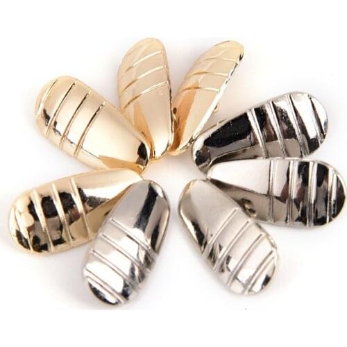2 Pairs 16mm*7mm Metal Nose Pads Eyeglasses Accessories Sunglasses Nose Pads Screw In Gold Silver Colors