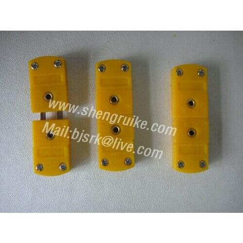 Mini Thermocouple Connector K Flat pin Male and Female