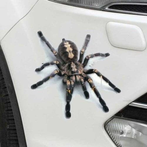 The Latest 3d Car Sticker PVC Car Sticker Simulation Lizard Scorpion Spider Cool Body Car Window Sticker Decal DIY Car Styling