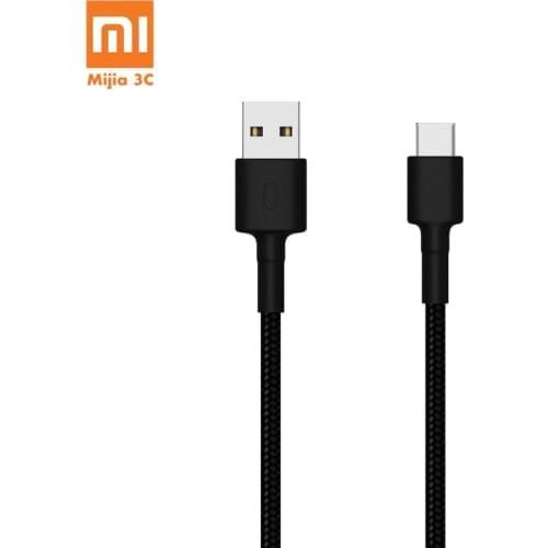 Original Xiaomi Type-C Cable Tyle C USB C 100cm Braiding Quick Charger Phone Cable for Xiaomi OnePlus Huawei Phone Type C Port