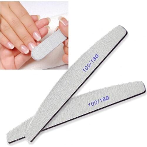 25Pcs Nail File Smooth Nail Dual Sided Manicure Tools Natural Arylic Sanding False Gel Nail File Grinding Nail Art Buffers
