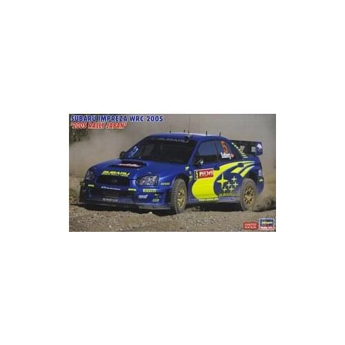 Hasegawa Plastic Assembly Car Model 1/24 Scale Subaru Impreza WRC 2005 Japan Station Adult Collection DIY Assembly Kit 20353