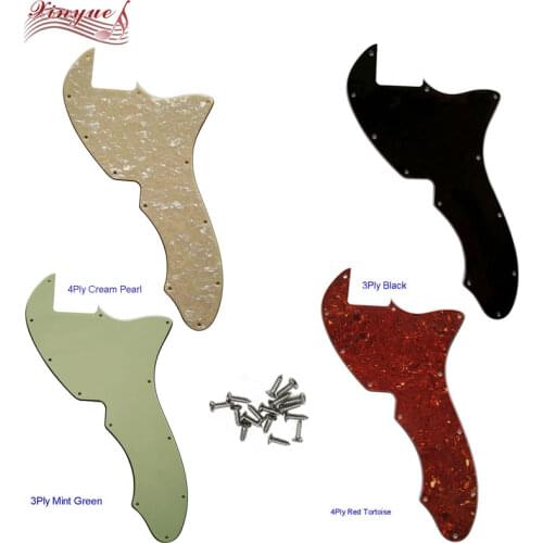 Pleroo Guitar Parts For 12 hole screws US Blank Tele 69 Thinline Guitar Pickguard Scratch Plate no pickup and no control knob