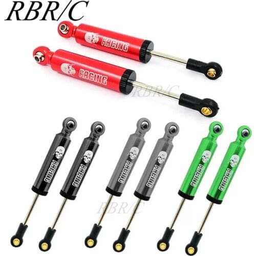RBR/C 2PCS Oil Filled 90mm Aluminum Alloy Shock Absorber Accessory For 1：10 Off-Road Climbing RC Car AXIAL,SCX10,TRX-4 R004