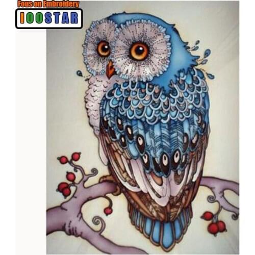 Owl Diamond Embroidery Mosaic Wall Decor DIY Rhinestones Pasted Diamond Painting Cross Stitch Animal Sale Needle Gifts