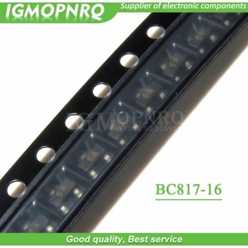 100PCS BC817-16 817-16 SOT23 SOT SOT23-3 SMD 6A transistor