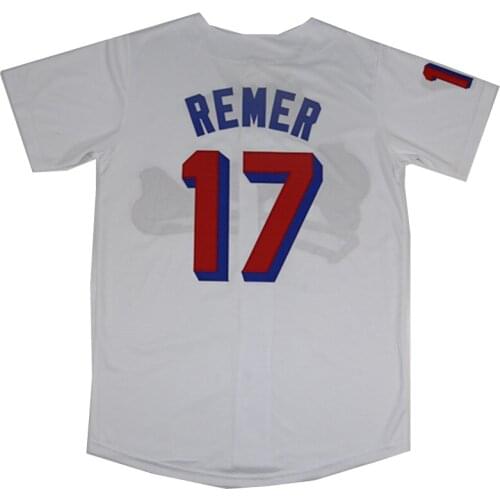BG baseball jerseys BEERS 17 REMER jersey Outdoor sportswear Embroidery sewing white Hip-hop Street culture 2020 summer new