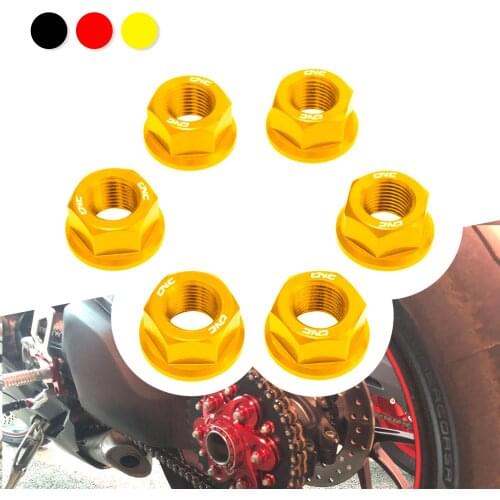 Motorcycle Rear Sprocket Cover Nuts M10*1.0 For Ducati PanigaleV4/V4S Panigale1199/1199S Panigale1299/1299S PanigaleV2 2020