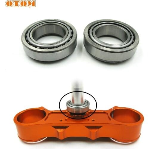 OTOM Direction Bearing Motor 29*50.3*15 mm 1 Pair Front Steering Wheel V Steering Bearings For KTM EXC SX SXF XCW XCFW Dirt Bike