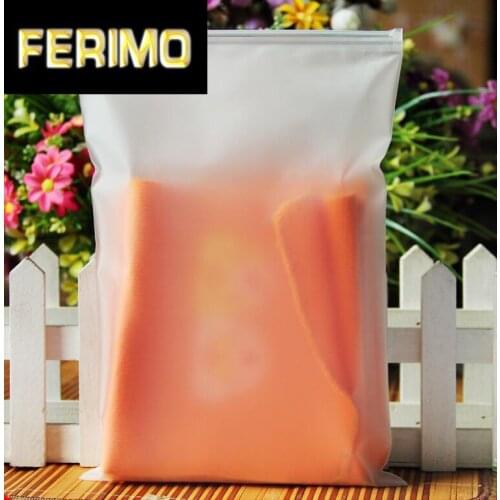 100pc 10*15cm thick clear plastic zip lock cosmetic bags Matte Plastic Storage Bag Zipper Seal Travel Bags small plastic Pouch