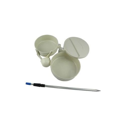 White semiportal mount pull the bait tray magnetic compouna plate basin good helper of fishing tackle