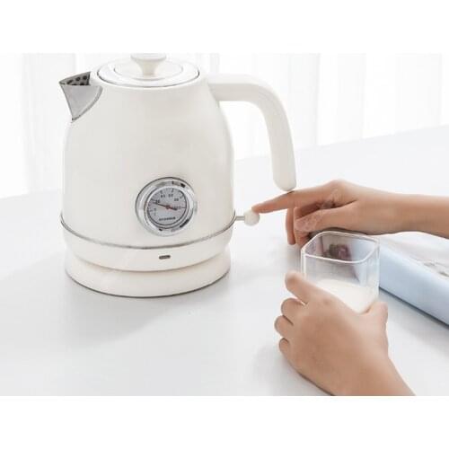 New Youpin 1.7L Electric Water Kettle with Temperature Watch Auto Power-off Protection Wired Handheld Instant Heating