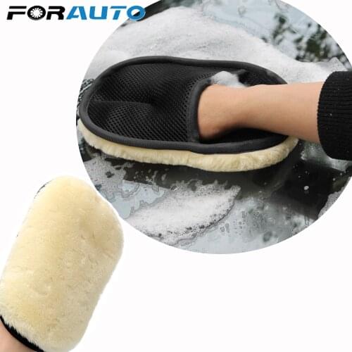 FORAUTO Car-styling Soft Wool Car Wash Washing Gloves Auto Care Car Cleaning Microfiber 240*160mm Auto Detailing Tools