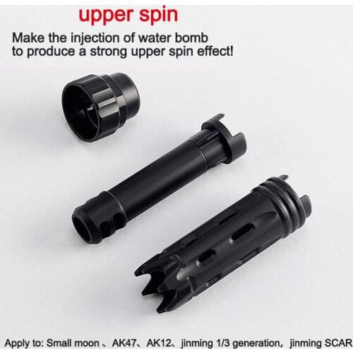 Little moon Warsong spin on the modified accessories for AK12 AK47 muffler jinMing 1/3 generation Intelligence assembled Suite